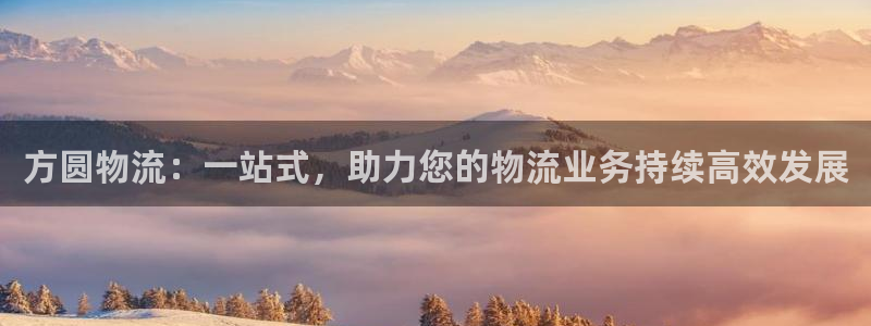 多多28下载二维码怎么弄：方圆物流：